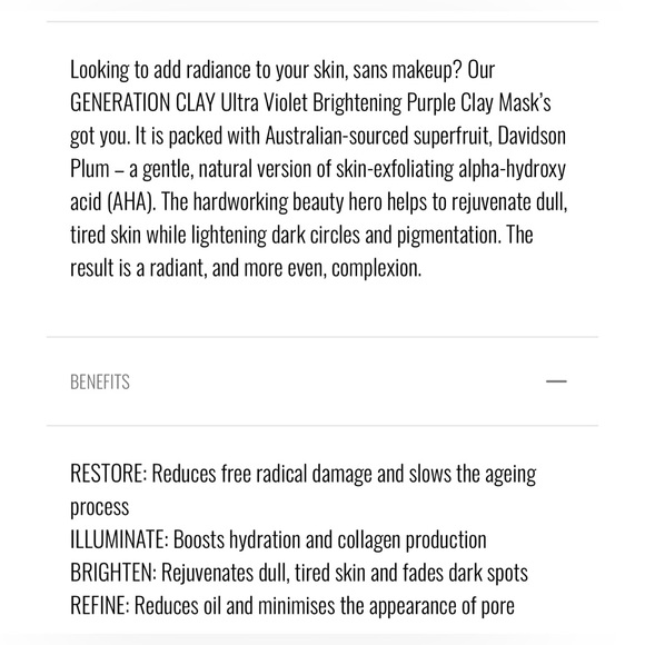 Generation Clay Brightening Purple Clay Mask - set of TWO - Picture 2 of 4